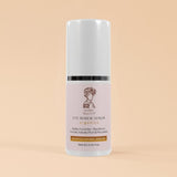 Eye serum bottle with a beige background