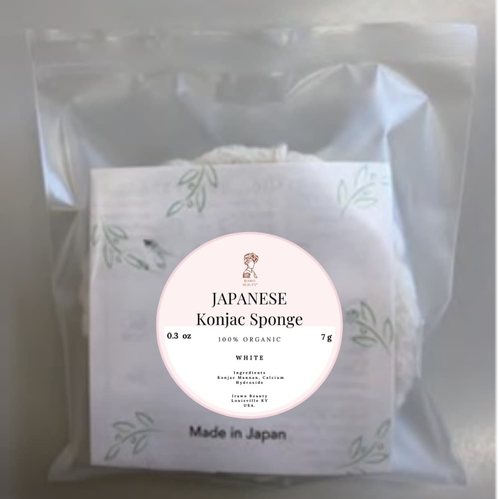 White Konjac Face Sponge